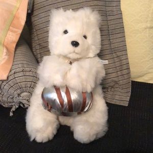 Vintage Hershey Hugs white teddy bear